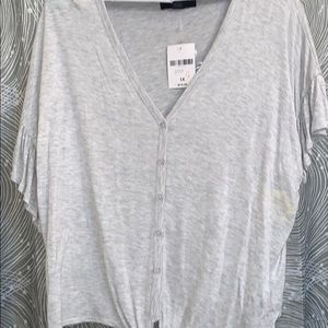 Plus size Knit Shirt Heather Grey
